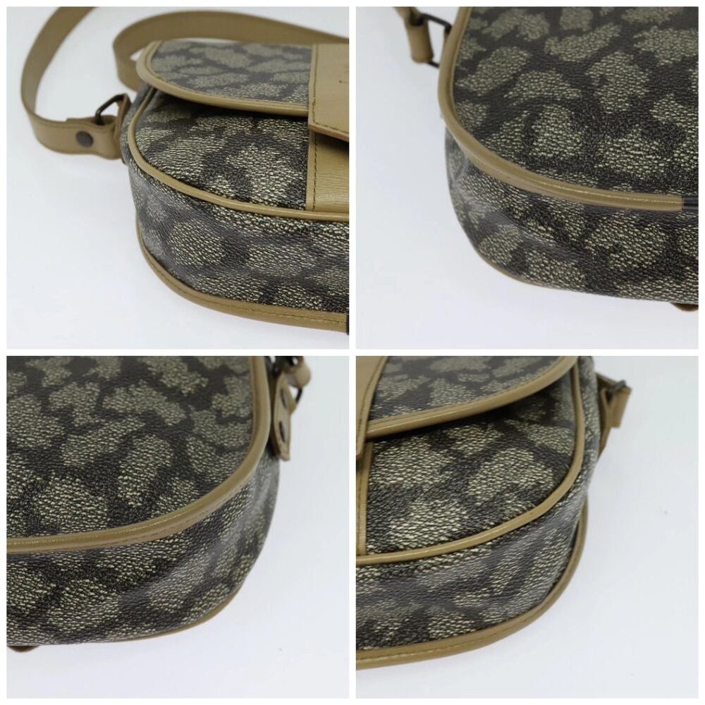 SAINT LAURENT Shoulder Bag PVC embossed Gray Auth BA782 - Picture 14 of 16